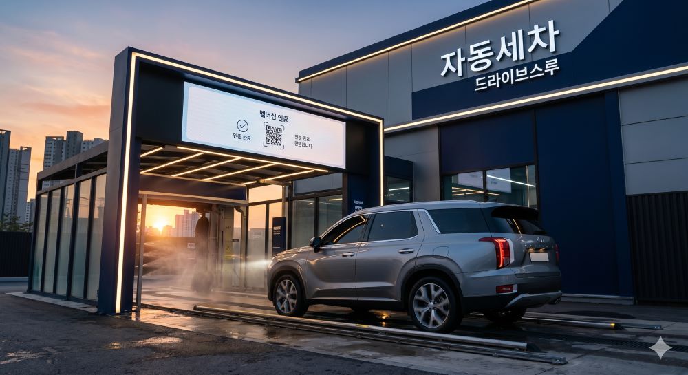 세차 정기결제 자동이체 회원권 운영 — 드라이브스루 세차장 단골 시스템