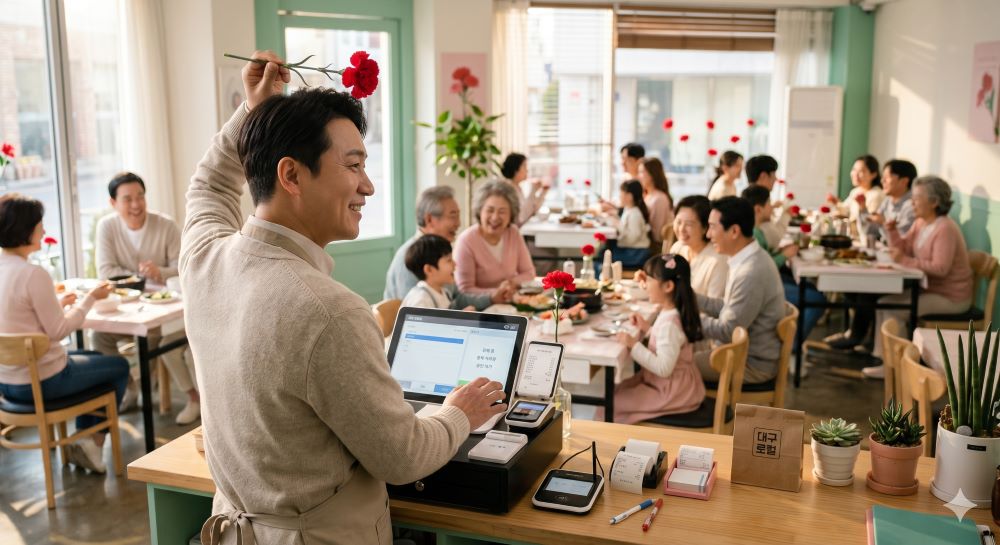 가정의 달 매출 트렌드 — 학원·요양·외식·소매 업종별 5월 패턴