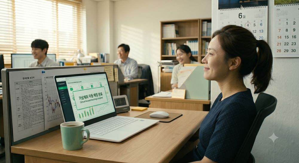 가상계좌 비즈니스 활용 결정 완료 — 도입 흐름