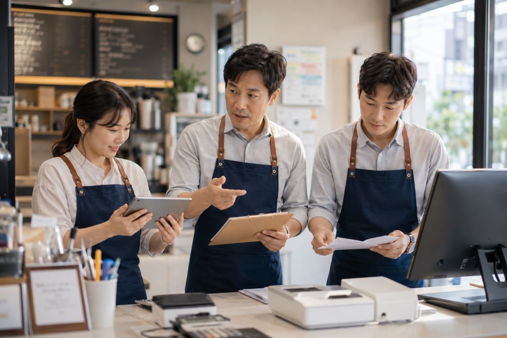 신용카드 자동결제 업종별 활용 — 매장 팀 협업 운영