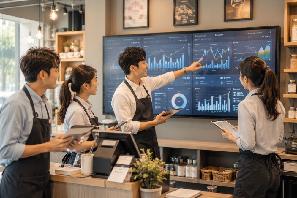 통합 결제 플랫폼 효성CMS+ 활용 — 매장 팀 운영