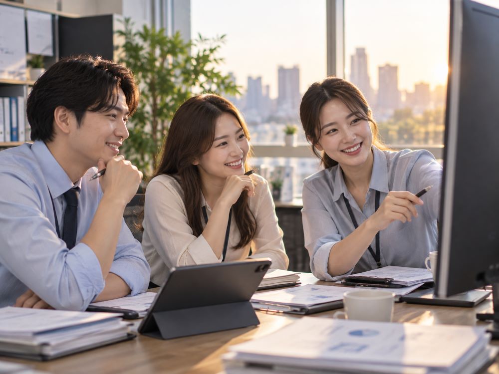 프랜차이즈 CMS 도입사례 이후 여유로워진 본사 정산팀의 모습